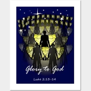 Glory to God Christian Shirts Posters and Art